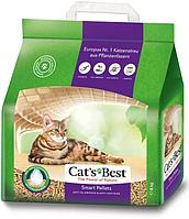 Наполнитель древесный CAT'S BEST SMART PELLET для длинношерстных кошек