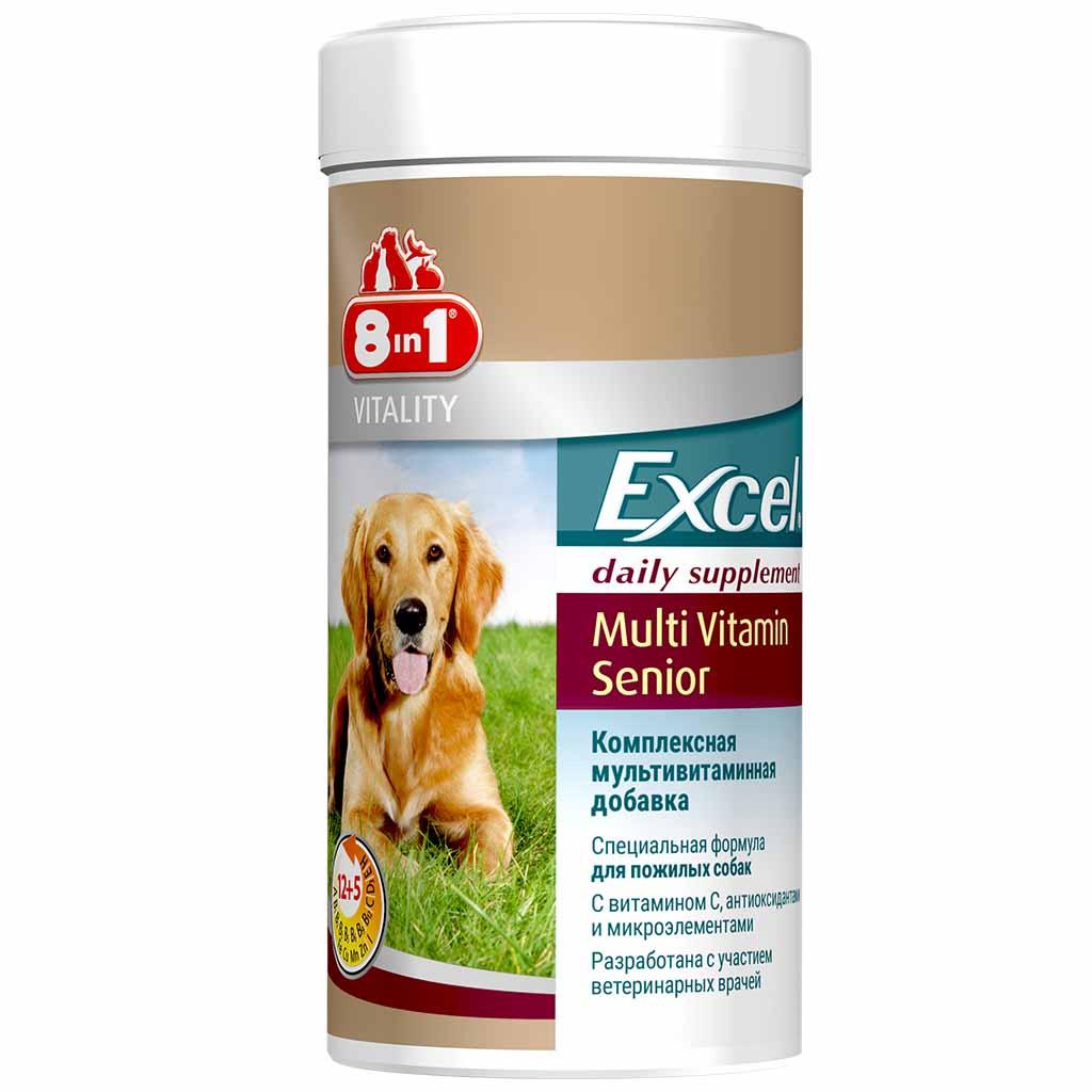 Витамины для собак 8in1 Excel Multi Vit-Senior, 70 таб - фото 1 - id-p208676165