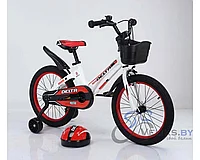 Велосипед детский Delta Prestige 16 2023 (белый, спицы, шлем)