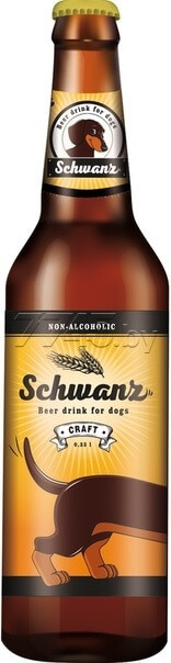 Пивной напиток для собак "ХВОСТ" ("SCHWANZ"), 0,33 л - фото 1 - id-p208677105