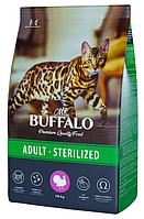 Mr.Buffalo STERILIZED Сухой корм для кошек (индейка), 10 кг