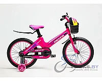 Детский велосипед Delta Prestige 18" New + шлем 2023 (розовый)