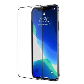 Защитное стекло iPhone XR/11 (Черное) с полной проклейкой HOCO G10 - фото 1 - id-p206983611