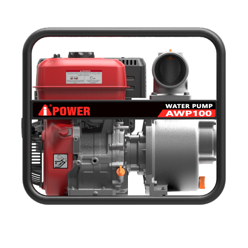 Бензиновая мотопомпа для чистой воды A-iPower AWP100 - фото 8 - id-p208698469