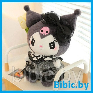Детская мягкая игрушка Kuromi Куроми герои из мира Хеллоу Китти, мягкие плюшевые фигурки игрушки антистресс