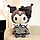 Детская мягкая игрушка Kuromi Куроми герои из мира Хеллоу Китти, мягкие плюшевые фигурки игрушки антистресс, фото 2
