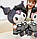 Детская мягкая игрушка Kuromi Куроми герои из мира Хеллоу Китти, мягкие плюшевые фигурки игрушки антистресс, фото 4