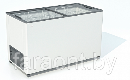 Морозильный ларь FROSTOR (Gellar) F 400 C прямое стекло 4 корзины 380 л