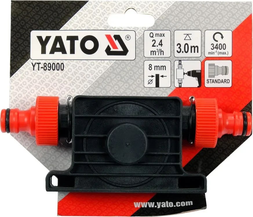 YT-89000 Насос насадка на дрель для перекачки воды, YATO - фото 1 - id-p208715799