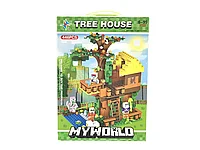 Конструктор "Майнкрафт MyWorld Дом на дереве"446 детали.