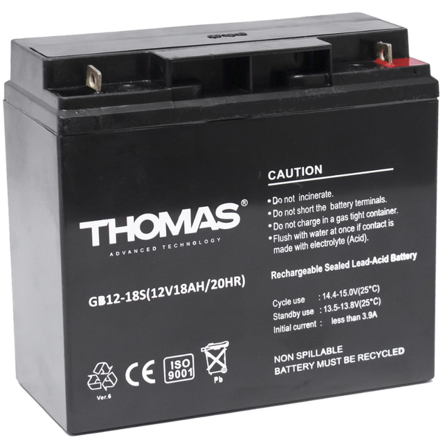 Аккумулятор Thomas GB 12-18 Ah