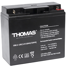 Аккумулятор свинцово-кислотный Thomas GB 12/18 Ah