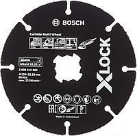 Круг отрезной 125х1.0x22.2 мм для дерева X-LOCK CARBIDE MULTI WHEEL BOSCH 2608619284