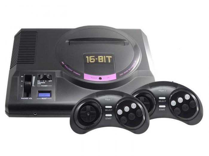 Детская игровая приставка к телевизору для детей SEGA Retro Genesis HD Ultra Mega Drive 16 bit бит 90х - фото 1 - id-p208368705