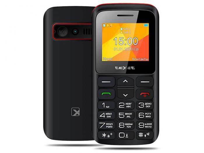 Мобильный телефон кнопочный с большими кнопками сотовый для пожилых людей teXet TM-B323 - фото 1 - id-p208520499