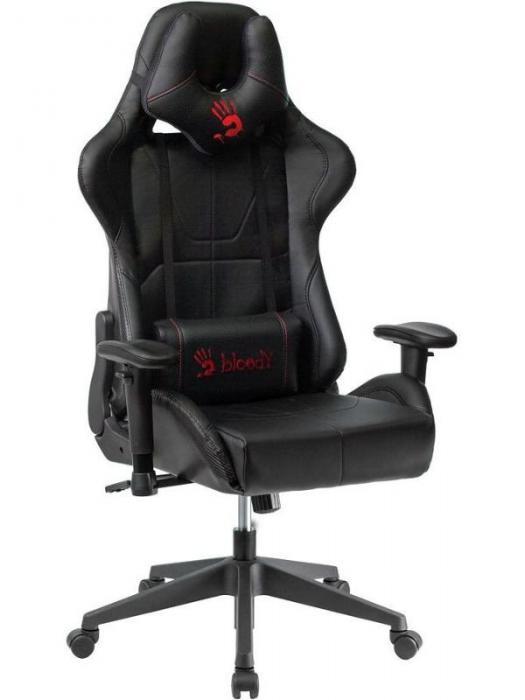 Компьютерное кресло A4Tech Bloody GC-500 игровое геймерское черное - фото 1 - id-p208520501