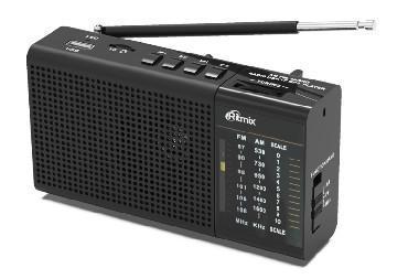 Портативный радиоприемник RITMIX RPR-155 мощный аналоговый аккумуляторный приемник радио колонка