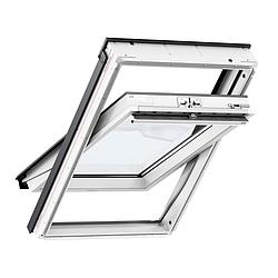 Мансардное окно Velux стандарт, GLU 0061B, ручка сверху /снизу(дерево/полиуретан)