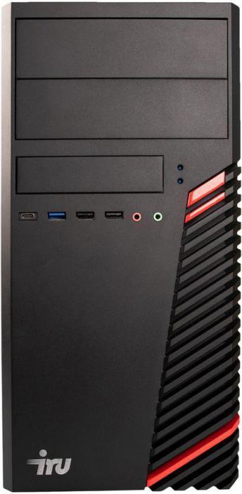 Компьютер iRU Home 310H6SM, Intel Core i3 12100, DDR4 16ГБ, 256ГБ(SSD), Intel UHD Graphics 730, Free DOS, - фото 1 - id-p204023803