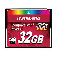 32Gb - Transcend 800x Ultra Speed - Compact Flash TS32GCF800 (Оригинальная!)