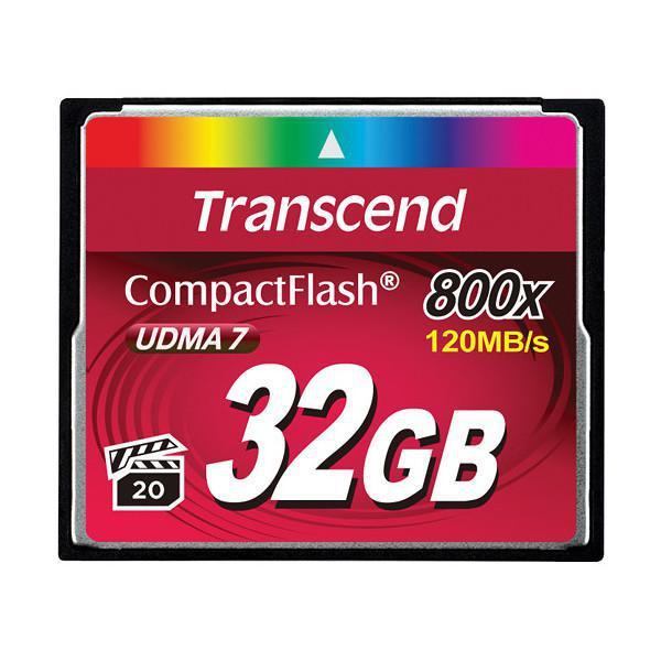 32Gb - Transcend 800x Ultra Speed - Compact Flash TS32GCF800 (Оригинальная!) - фото 1 - id-p207512406