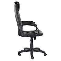 Кресло для руководителя "UTFC Премьер В", пластик, экокожа S-0401, черный