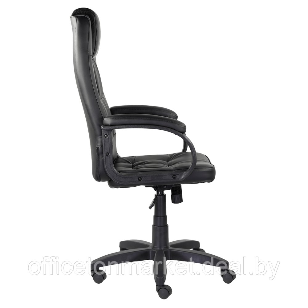 Кресло для руководителя "UTFC Премьер В", пластик, экокожа S-0401, черный - фото 3 - id-p208729554