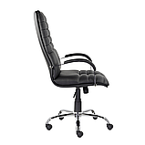 Кресло для руководителя "UTFC Гелакси В", хром, натуральная кожа, фото 2