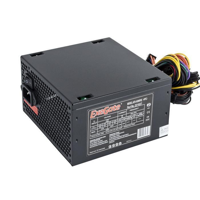 ExeGate ATX-450NPXE 450W Black EX221637RUS / 221637