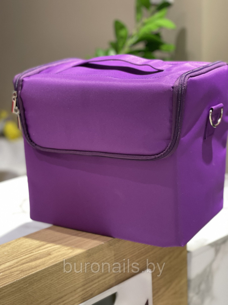 Кейс женский "SDN", цвет фиолетовый, размер 30см - фото 2 - id-p202624031