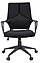 Игровое геймерское кресло ТРИО Блэк с укороченной спинкой ткани, TRIO Black LB ECO ткань (Серый, черный), фото 5