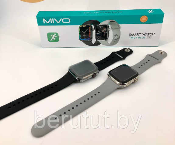 Смарт часы умные Smart Watch Mivo MV7 PLUS Чёрные - фото 10 - id-p208733255