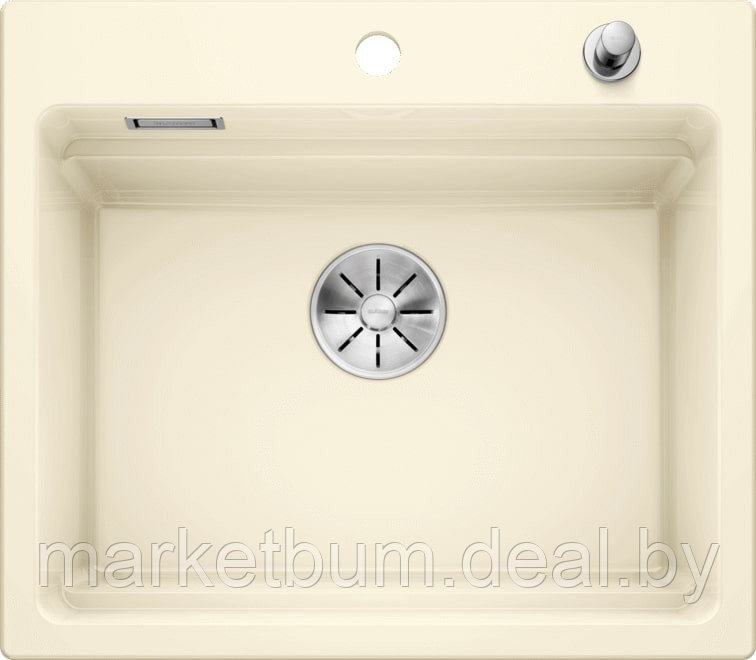 Кухонная мойка Blanco Etagon 6 (глянцевый магнолия, с отводной арматурой InFino®) - фото 1 - id-p208733302