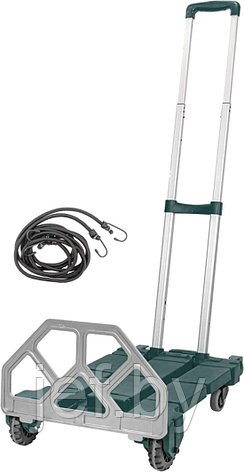 Тележка складная платформенная/для багажа с телескопич ручкой+набор эластичных шнуров ROCKFORCE RF-L022, фото 2