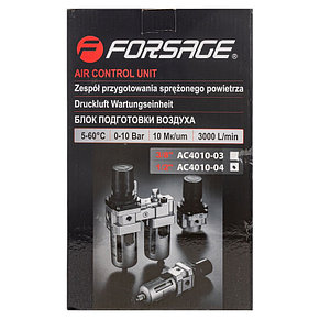 Блок подготовки воздуха 1/2" FORSAGE F-AC4010-04, фото 2