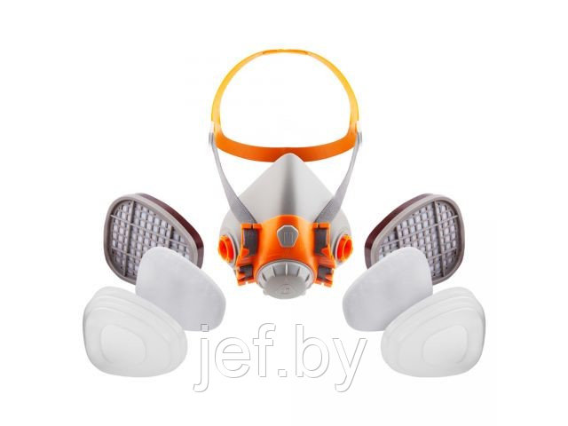 Jeta Safety J-SET 6500 Полумаска с фильтрами 6510 А1 с предфильтрами и с держателями (комплект для защиты