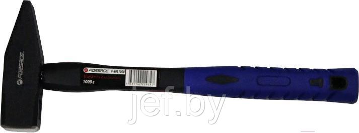 Молоток слесарный с фиберглассовой ручкой и резиновой противоскользящей накладкой (1500г) FORSAGE F-8051500, фото 2