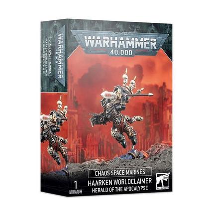 Warhammer: Космический Десант Хаоса Хааркен Покоритель Миров / Chaos Space Marines Haarken Worldclaimer (арт., фото 2