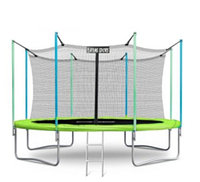 Батут Atlas Sport 374 см (12 ft) с внутренней сеткой и лестницей