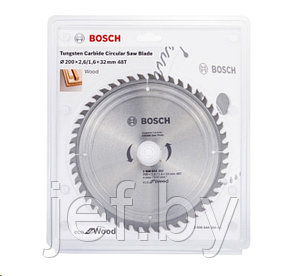 Диск пильный 200х32 мм 48 зубьев BOSCH 2608644380, фото 2