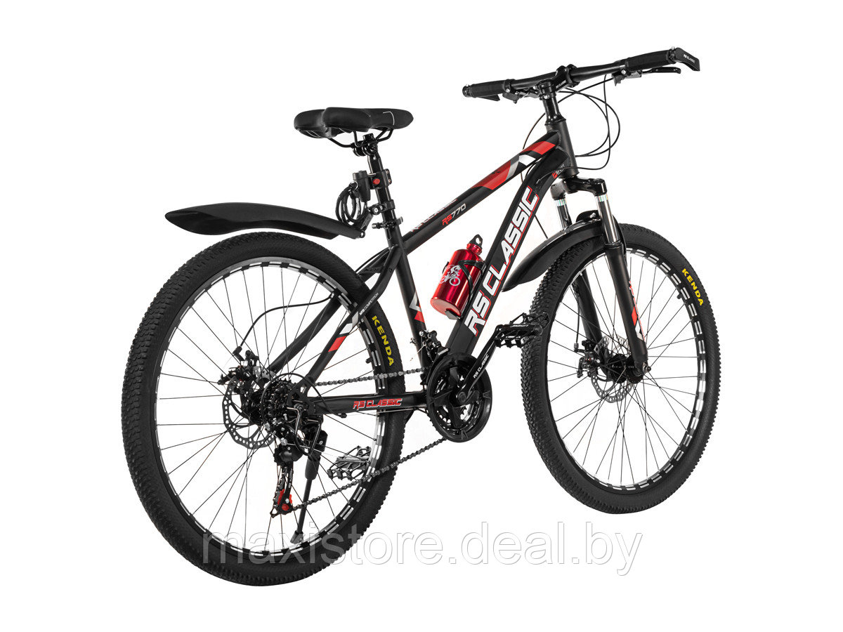 Горный велосипед RS Classic 26" (черный/красный) - фото 4 - id-p123218686