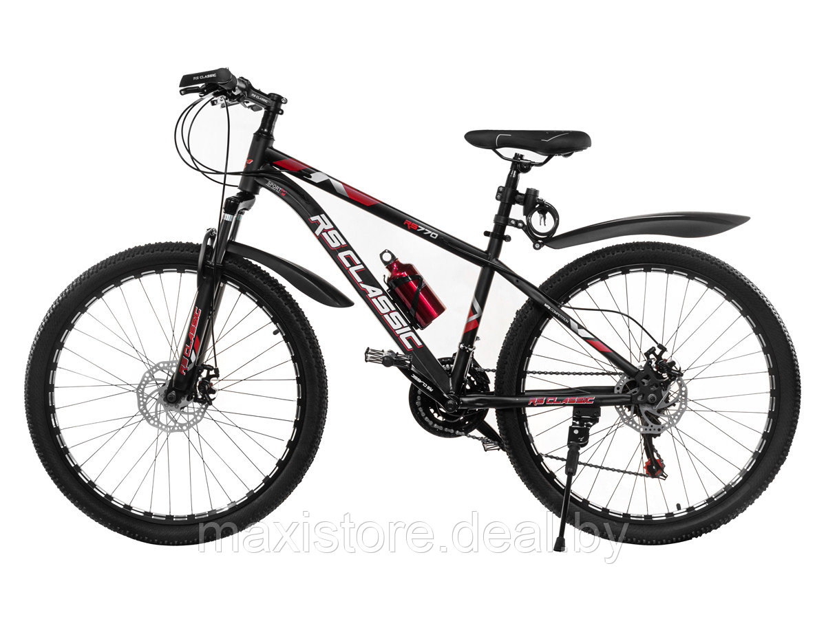 Горный велосипед RS Classic 26" (черный/красный) - фото 3 - id-p123218686
