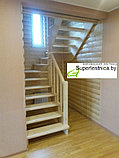 Деревянные лестницы для дачи К-033М, фото 2