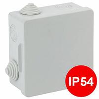 Коробка распаяч. КОР 100х100х50мм с гермоввод. 8вход. IP54 ЭРА