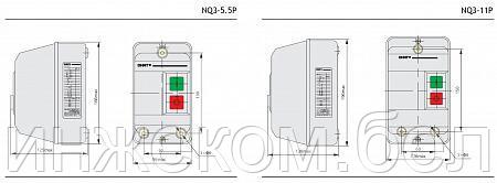 Пускатель в корп. NQ3-5.5P 10А (4-6A) 36В IP55 CHINT - фото 2 - id-p208755476