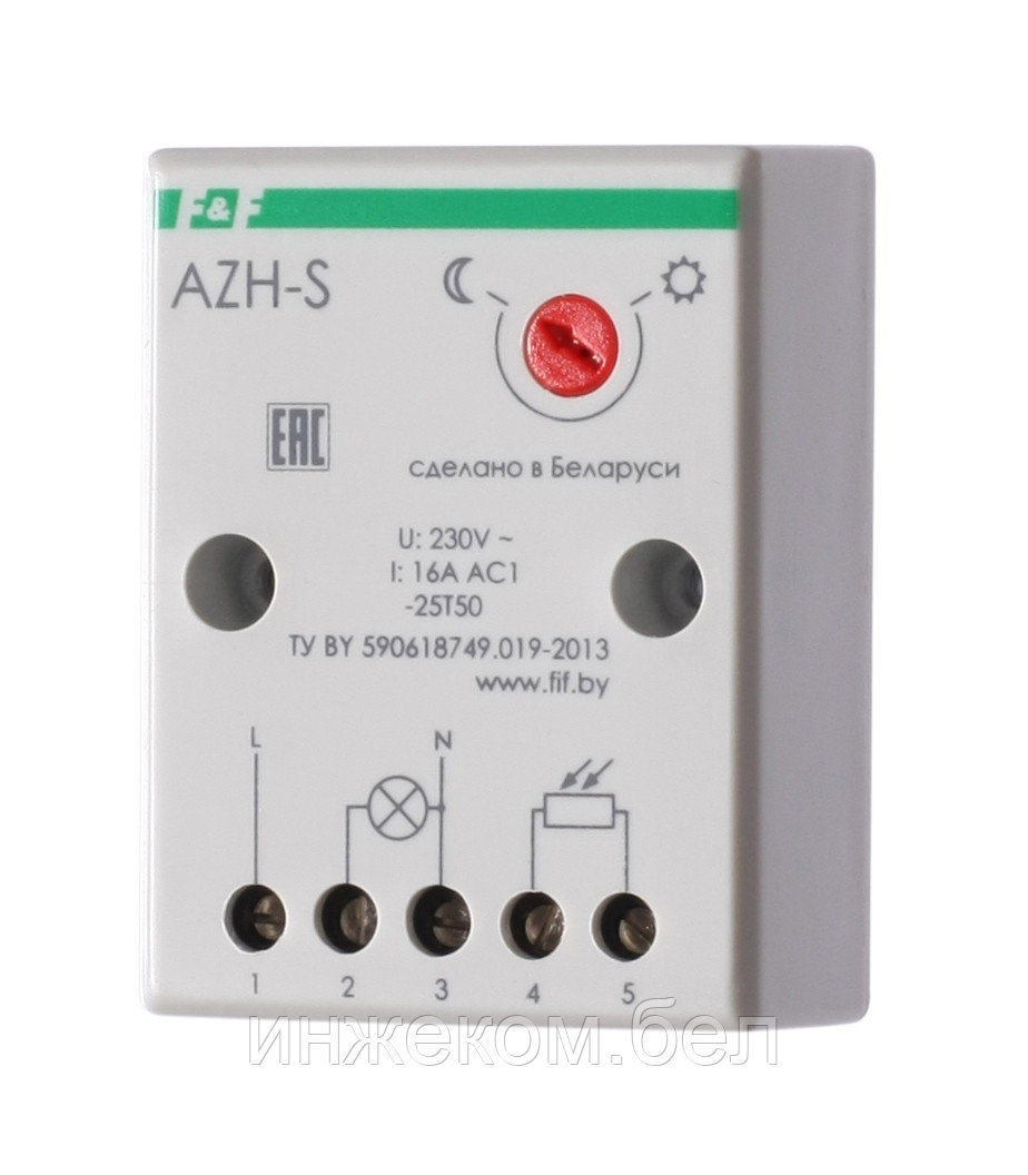 Светочувствительный автомат АZН-S 16А с датч. IP20 - фото 1 - id-p208756583