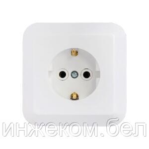 Розетка РС 16-201 1мест. с з/к IP20