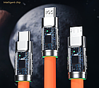 Кабель зарядный универсальный 3 в 1 BIG FAST CABLE Micro USB, Type-C, 6A, 120 W, фото 8