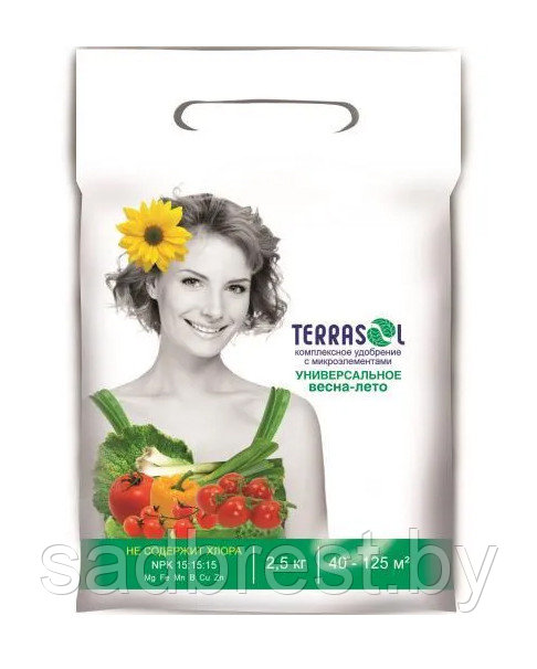 Удобрение универсальное Весна-лето с микроэлементами Террасол TerraSol  2.5 кг