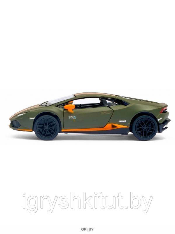 Машинка металлическая KINSMART Lamborghini Huracan LP610-4 Aviomatte - фото 2 - id-p208763342